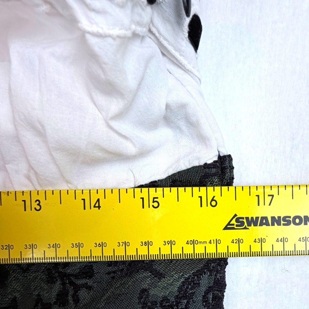 Urban Outfitters Milkmaid Skort Romper Paisley Jacquard Cottagecore Womens L - Picture 4 of 12